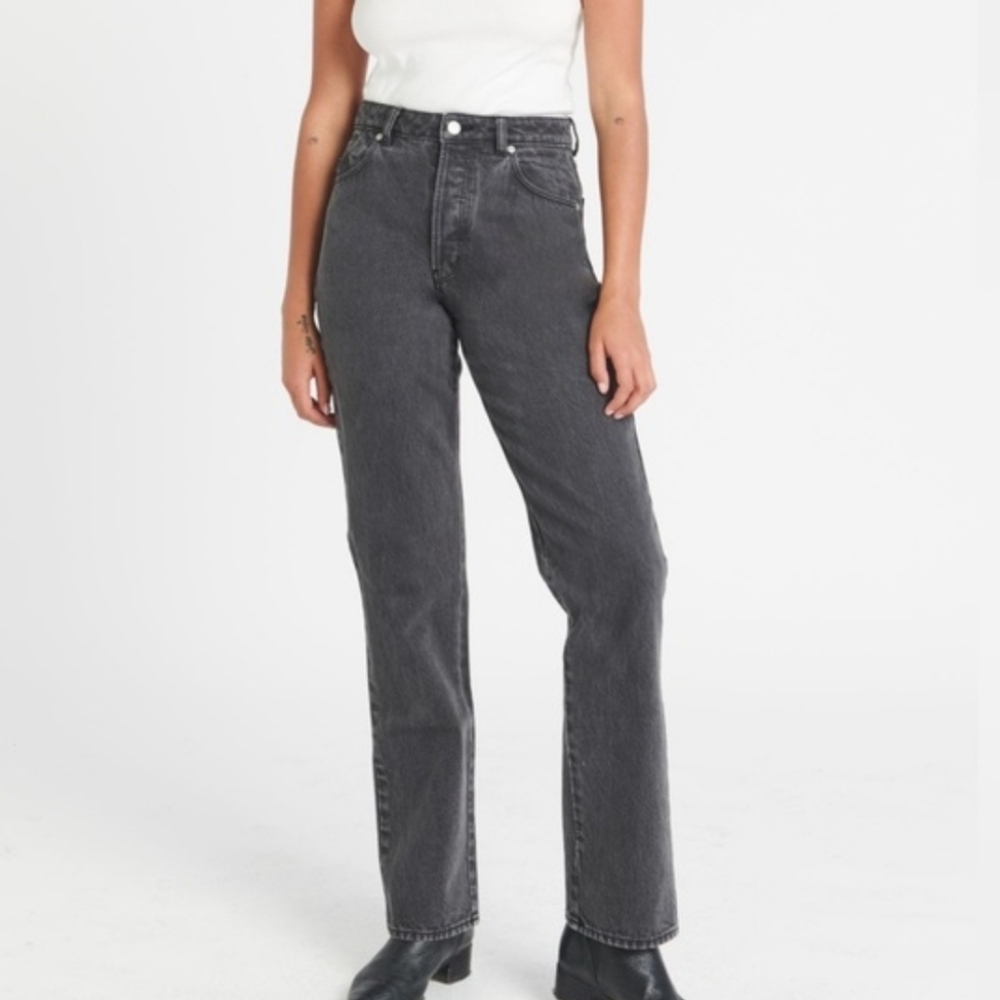 Rollas Classic Straight High Rise Denim Jeans Women's Size 26